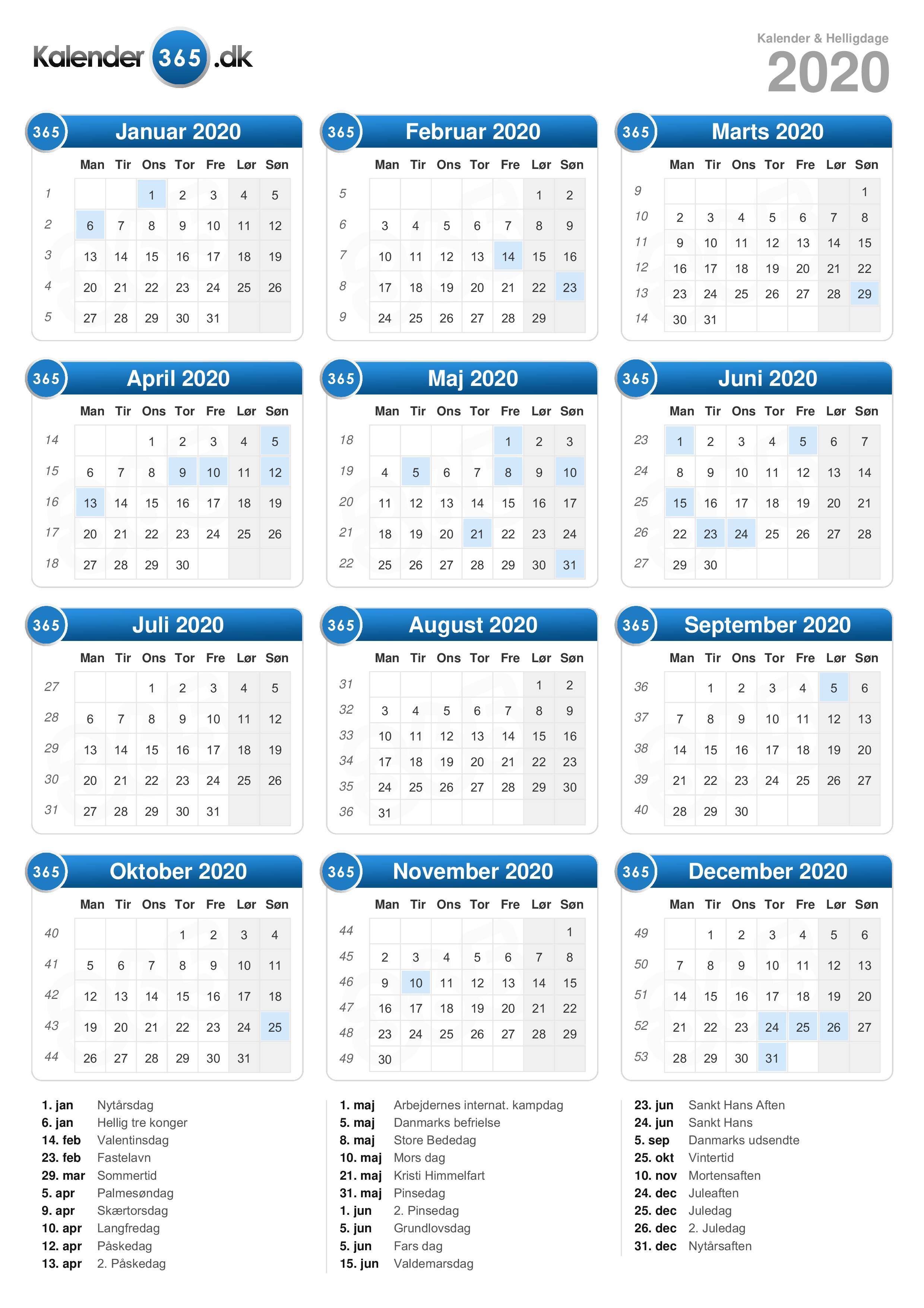 Umeki stramt strå Kalender 2020